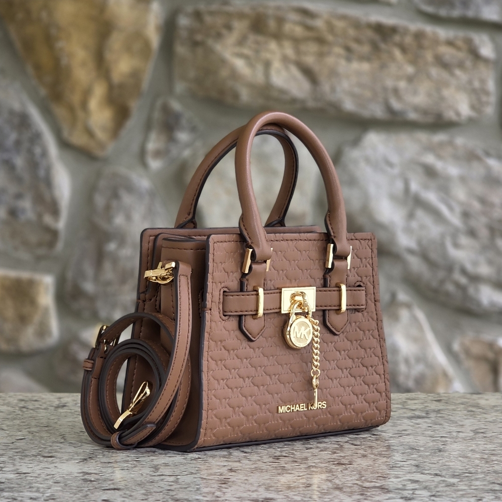 Michael Kors Hamilton Extra Small Brown Crossbody
